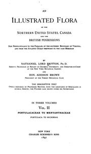 Cover of: An Illustrated Flora of the Northern United States, Canada and the British Possessions, Vol. II