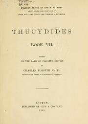 Cover of: Book VII by Thucydides