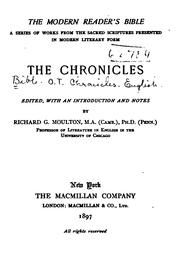 Cover of: The Chronicles