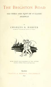 Cover of: The Brighton road by Charles George Harper