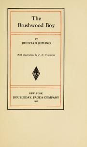 Cover of: The  brushwood boy | Rudyard Kipling