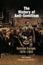 Cover of: The History of Anti-Semitism, Volume IV | Leon Poliakov