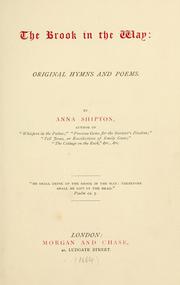 Cover of: The brook in the way by Anna Shipton