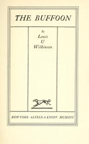 Cover of: The buffoon by Louis Marlow