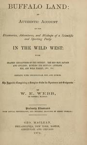 Cover of: Buffalo land by W. E. Webb, W. E. Webb