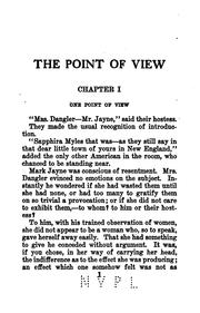 Cover of: The Point of View by Martha Dickinson Bianchi