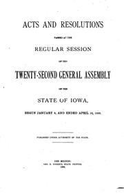 Cover of: Acts and Joint Resolutions by Iowa, Iowa