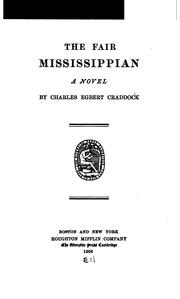 Cover of: The Fair Mississippian: A Novel