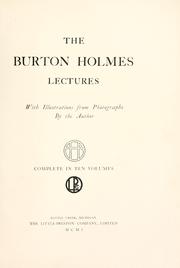 Cover of: The Burton Holmes lectures by Burton Holmes