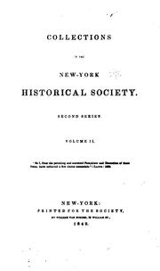 Cover of: Collections of the New-York Historical Society