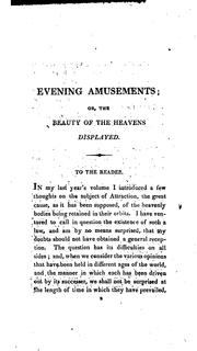 Cover of: Evening Amusements: Or, the Beauty of the Heavens Displayed... by William Frend