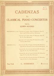 Cover of: Cadenza to the Beethoven Concerto in G major, op. 58