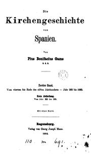 Cover of: Die Kirchengeschichte von Spanien
