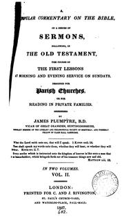 Cover of: A popular commentary on the Bible, in a ser. of sermons