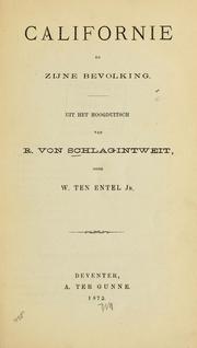 Cover of: Californië en zijne bevolking