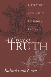 A crisis of truth by Richard Firth Green