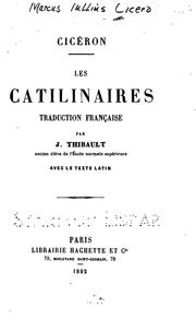 Cover of: Les Catilinaires by Cicero