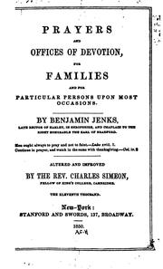 Cover of: Prayers and Offices of Devotion: For Families and for Particular Persons Upon Most Occasions