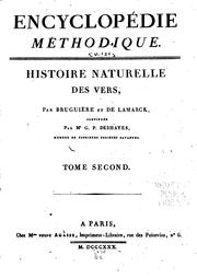 Cover of: Encyclopédie méthodique, ou par ordre de matières