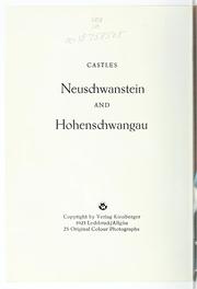 Cover of: Castles Neuschwanstein and Hohenschwangau.