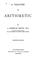 Cover of: A Treatise on Arithmetic