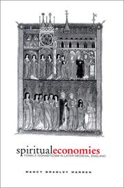 Cover of: Spiritual Economies: Female Monasticism in Later Medieval England (Middle Ages Series)