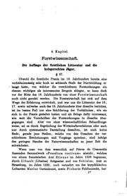 Cover of: Handbuch der Forst- und Jagdgeschichte Deutschlands