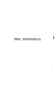 Cover of: The Peninsula: McClellan's Campaign of 1862 by Alexander Stewart Webb