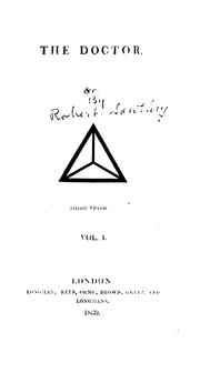 Cover of: The Doctor, &c. ... by Robert Southey