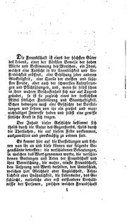 Cover of: Geschichte der Vorstellungen und Lehren von der Freundschaft