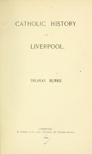 Cover of: Catholic history of Liverpool