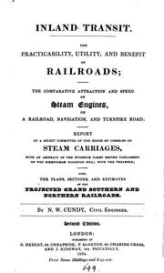 Cover of: Inland transit, the practicability, utility, and benefit of railroads by Nicholas Wilcox Cundy