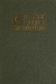 Cover of: Catholic church architecture | Charles Donagh Maginnis