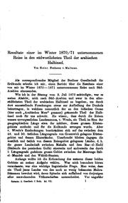 Cover of: Zeitschrift der Gesellschaft für Erdkunde zu Berlin by Gesellschaft für Erdkunde zu Berlin