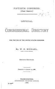 Cover of: Official Congressional Directory by U. S. Congress