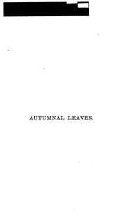 Cover of: Autumnal leaves by Francis George Heath