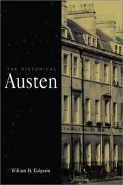 Cover of: The historical Austen by William H. Galperin