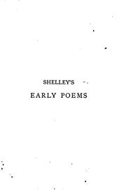 Cover of: Early Poems