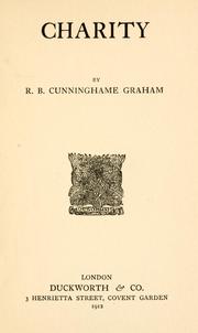 Cover of: Charity by R. B. Cunninghame Graham