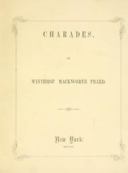 Cover of: Charades by Winthrop Mackworth Praed