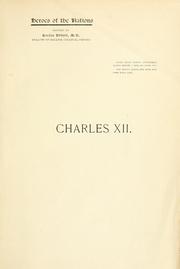 Charles XII, and the collapse of the Swedishempire by R. Nisbet Bain