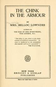 Cover of: The chink in the armour
