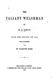 Cover of: The Valiant Welshman