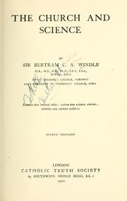Cover of: The church and science by Windle, Bertram Coghill Alan Sir