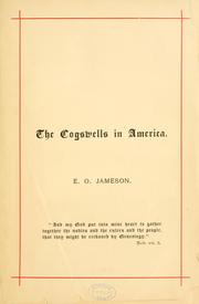 Cover of: Cogswells in America.