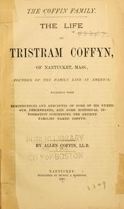 Cover of: Coffin family | Allen Coffin