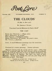 Cover of: The clouds: a play in three acts