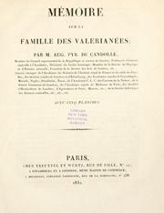 Cover of: Collection de mmoires pour servir  l'histoire du rgne vgtal by Augustin Pyramus de Candolle