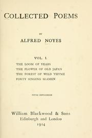 Cover of: Collected poems by Alfred Noyes