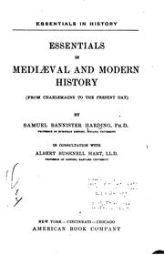 Cover of Essentials in Medieval and Modern History: (from Charlemagne to the Present Day)